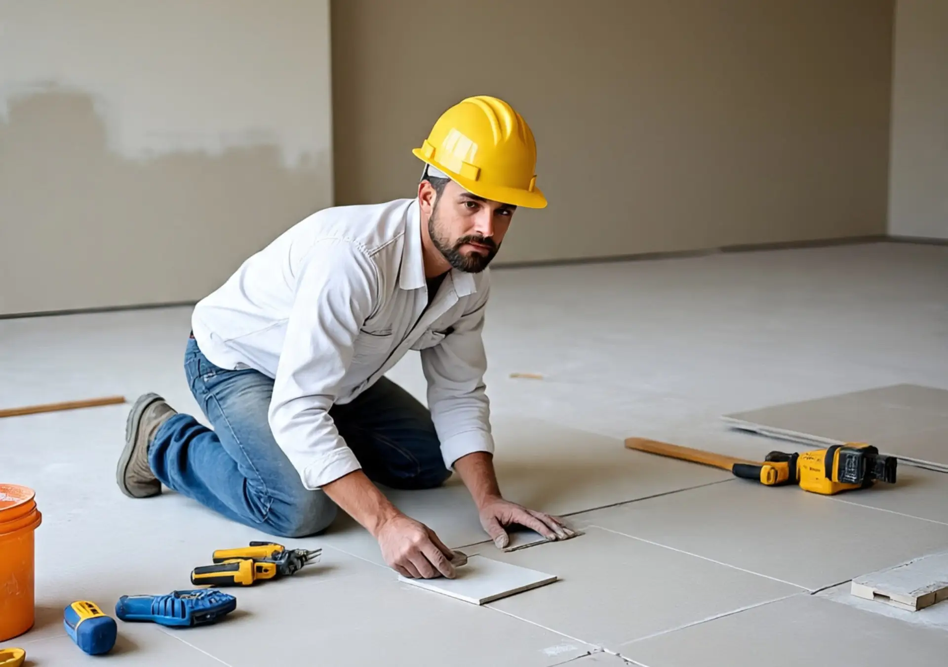 Flooring and tiling installation